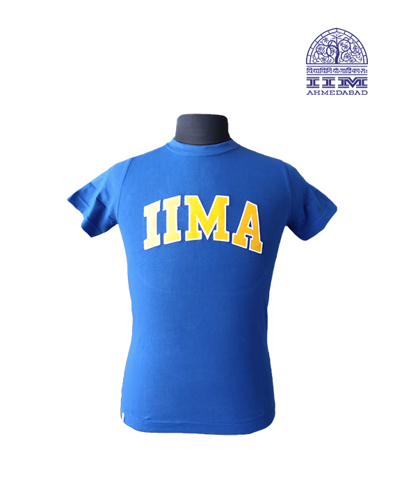 Round Neck Royal Blue With IIMA